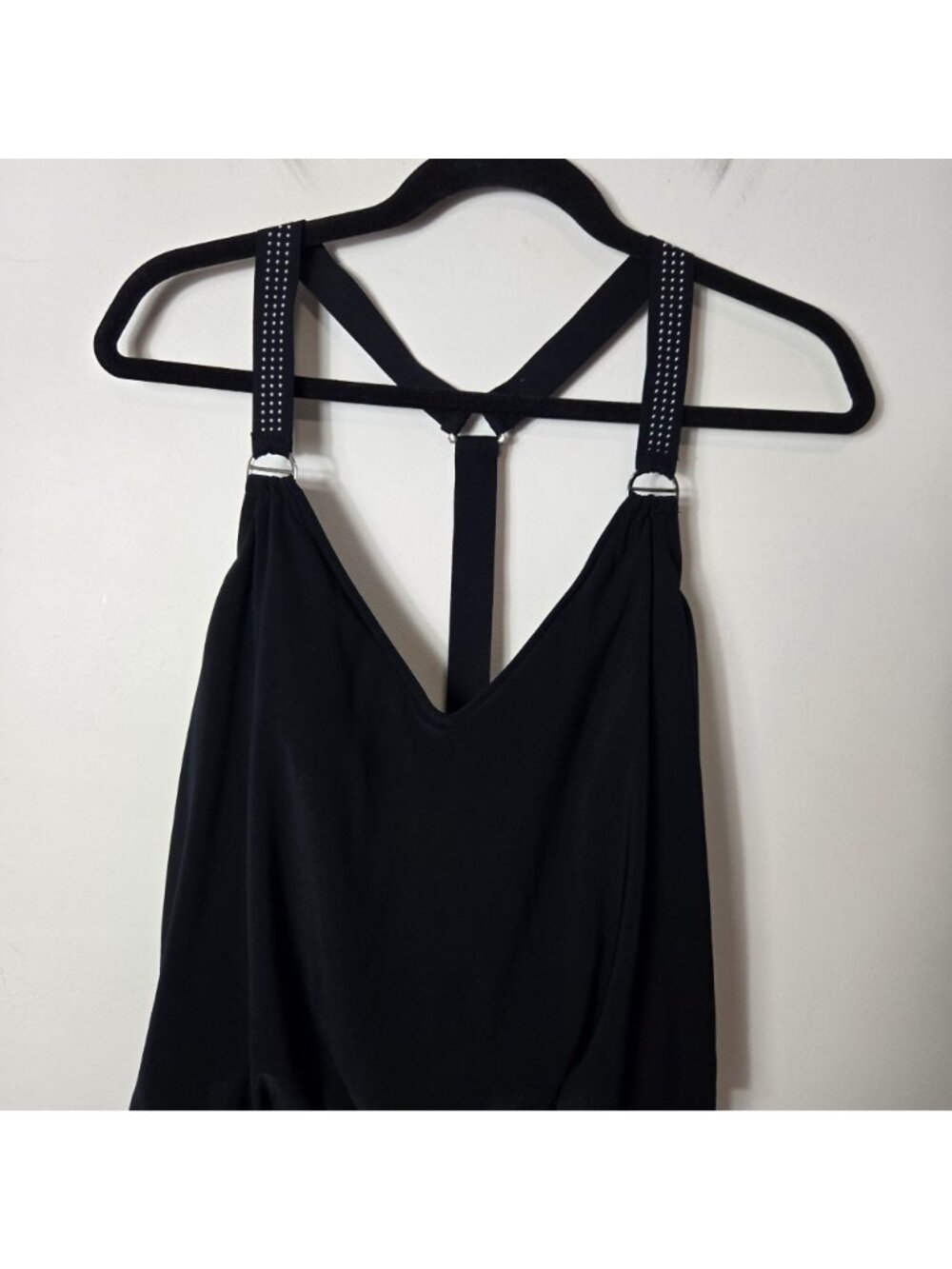 MagicSuit Suit 16 Studded Gabby Romper Racerback One-Piece Swimsuit Black - Picture 5 of 15